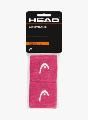 Head Schweißband 2.5" - Pink - 2er