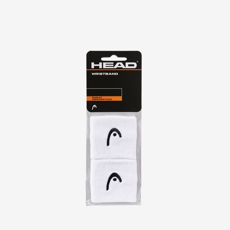 Head Schweißband 2.5" - White - 2er
