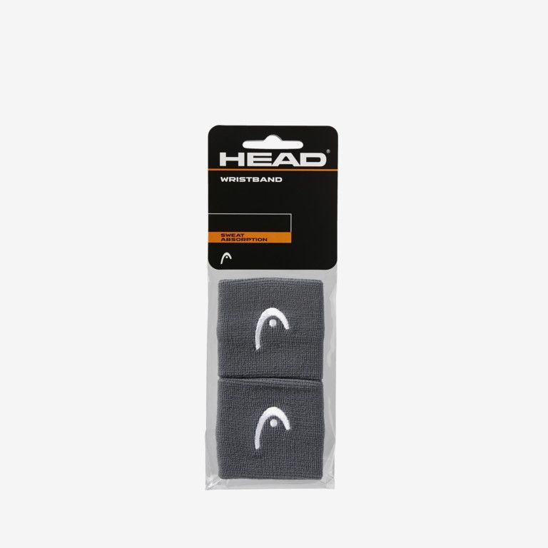 Head Schweißband 2.5" - Anthrazite - 2er