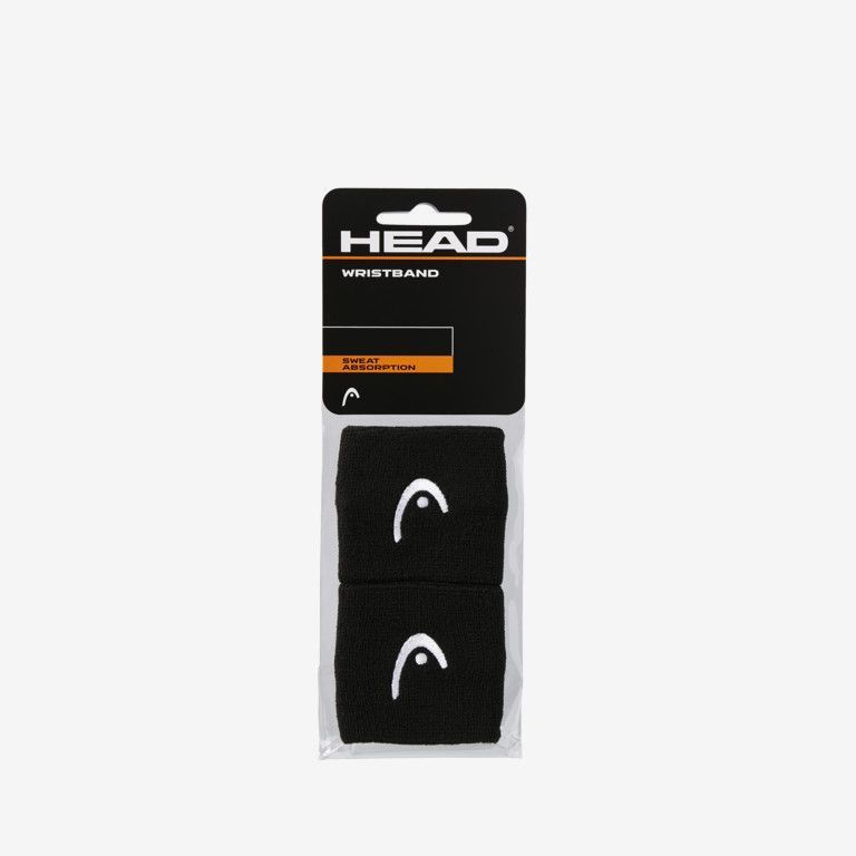 Head Schweißband 2.5" - Black - 2er