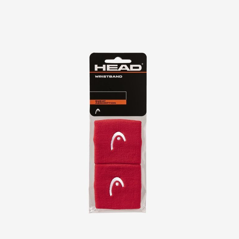 Head Schweißband 2.5" - Red - 2er