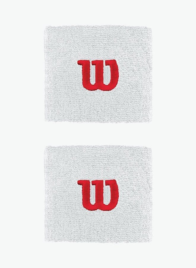 Wilson Schweißband 2er Pack - White