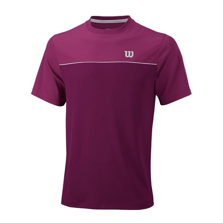 Wilson M Star Bonded Crew Purple - Size S
