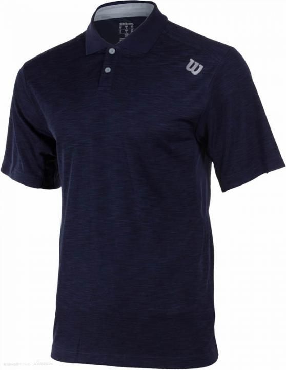 Wilson M Textured Polo - Navy - M Wilson M Textured Polo - Navy - M