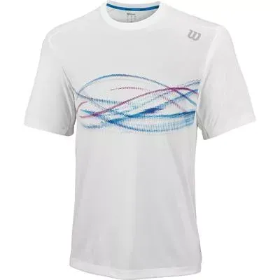 Wilson Mens Soundwave Print Crew - S