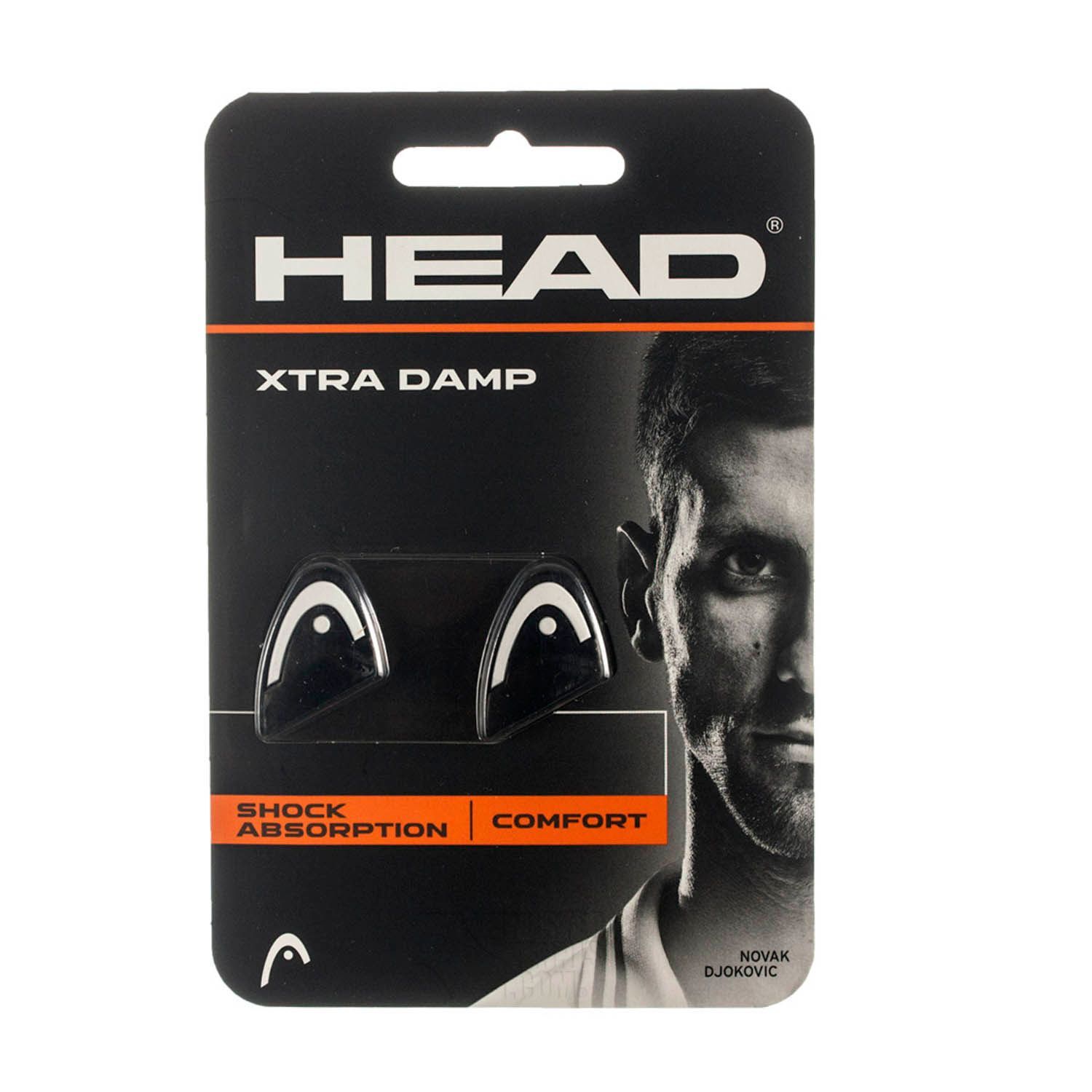 Head Xtra Damp Tennis Dämpfer - Black - 2er