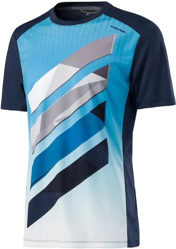 Head Head Vision Striped Crew Shirt - Navy - 140