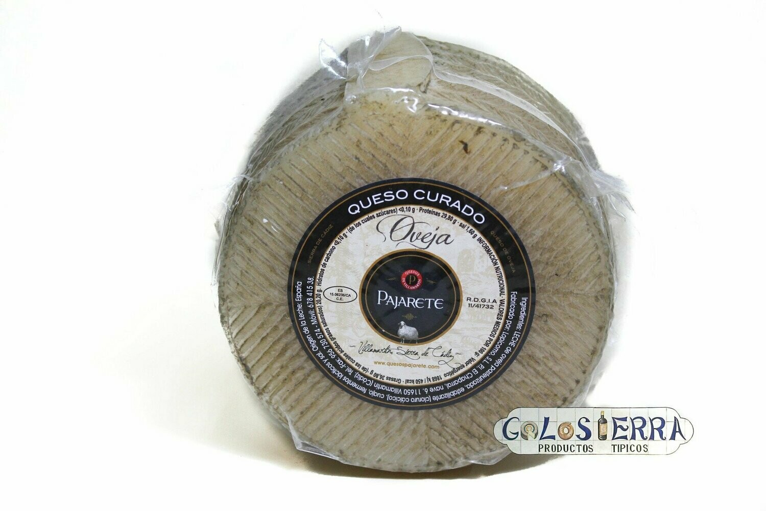 Queso Pajarete Curado de Oveja