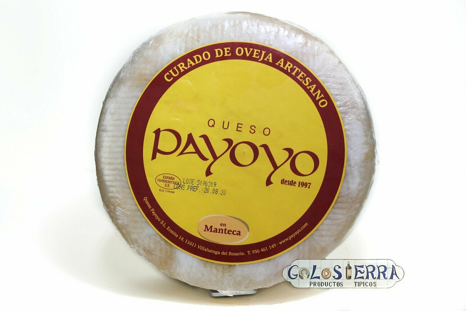 Queso Payoyo Curado en Manteca Ibérica