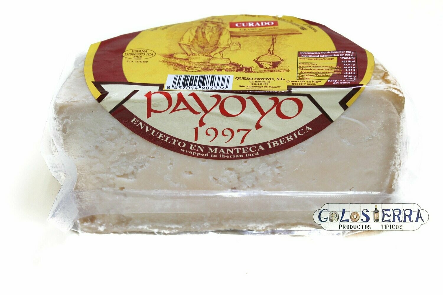 Queso Mitad Payoyo Curado en Manteca Ibérica