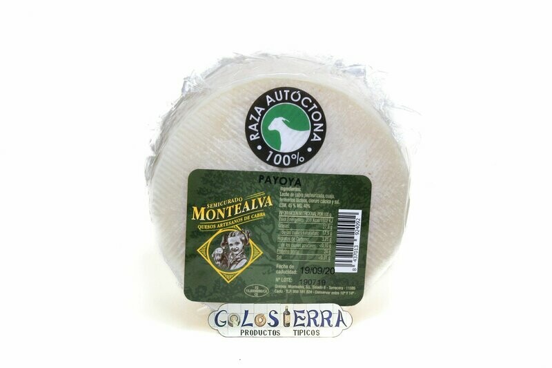 Queso Montealva Semicurado de Cabra Payoya