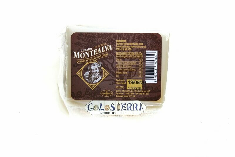 Queso Trozo Montealva Curado de Cabra Payoya