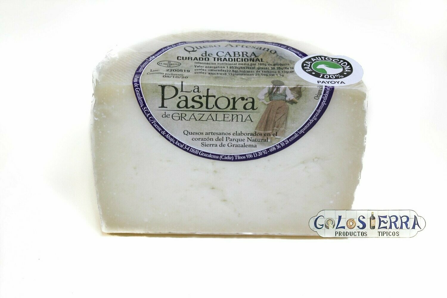 Queso Mitad La Pastora Curado de Cabra Payoya