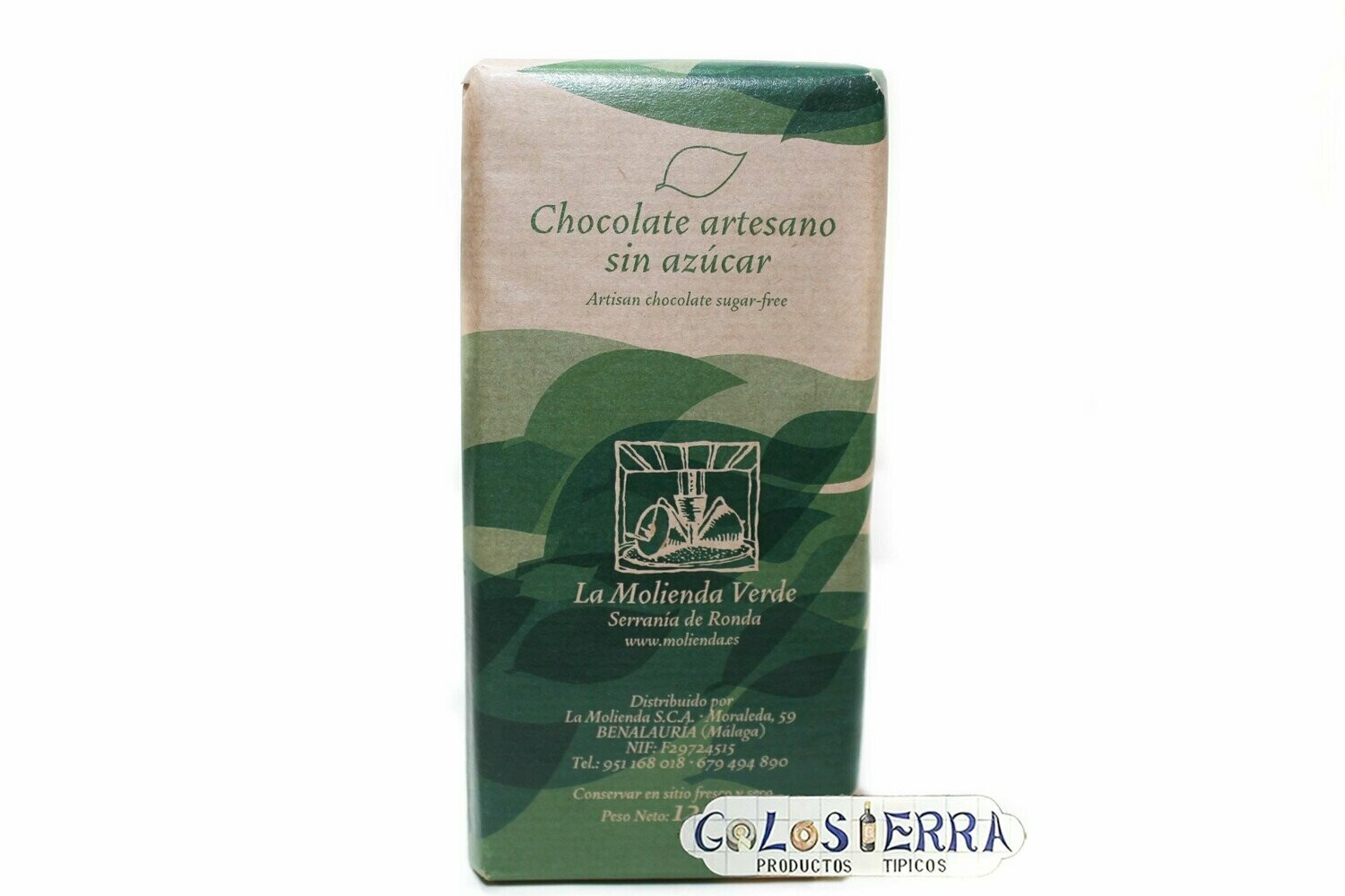 Chocolate Negro Puro Sin Azúcar 70%