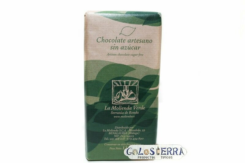 Chocolate Negro Puro Sin Azúcar 70%