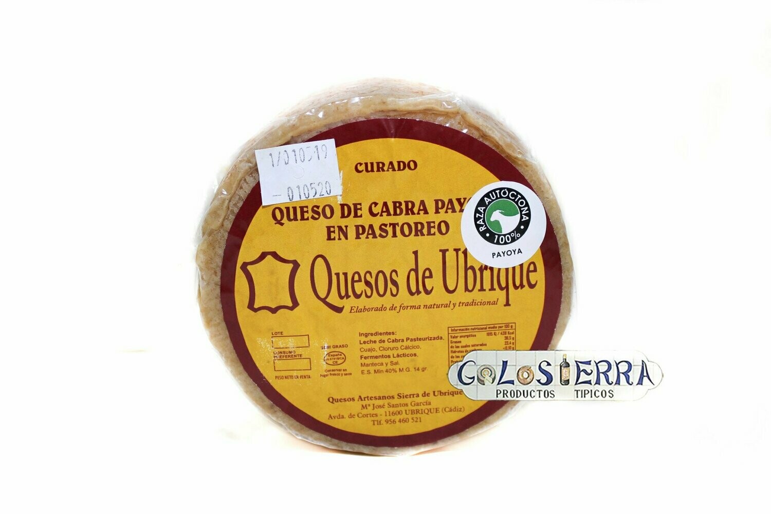 Queso Curado de Cabra Payoya