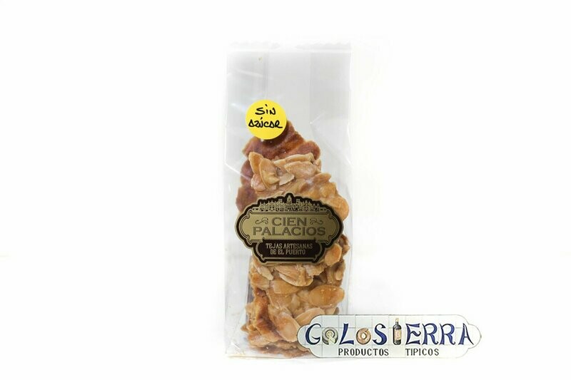 Tejas artesanas SIN AZÚCAR 50gr