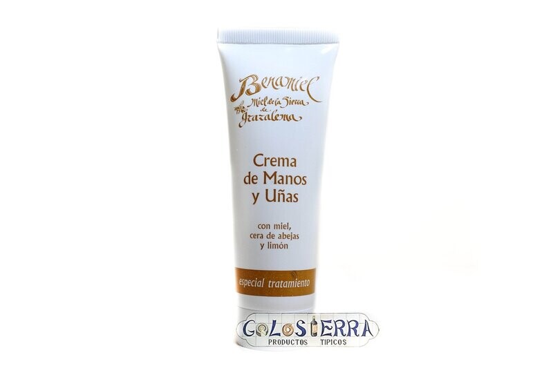 Crema de manos y uñas con miel, cera de abejas y limón (Benamiel)