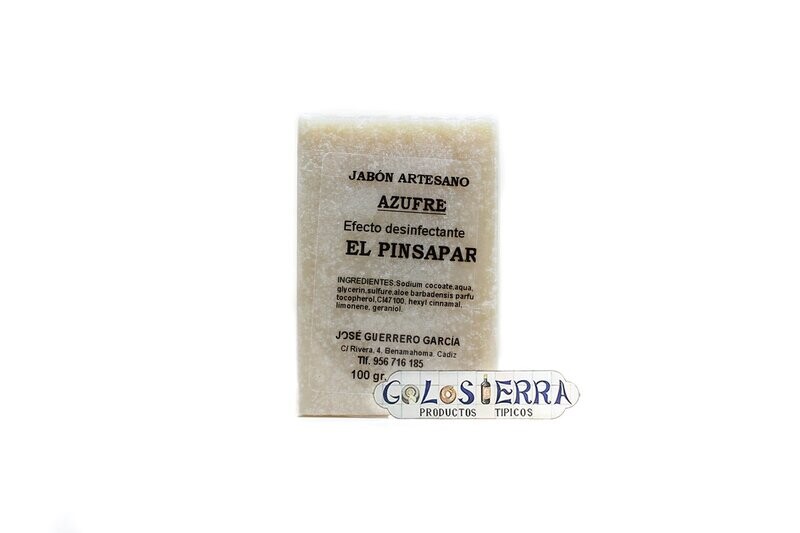 Jabón artesano de Azufre