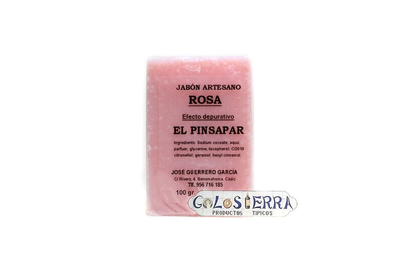 Jabón artesano de Rosa
