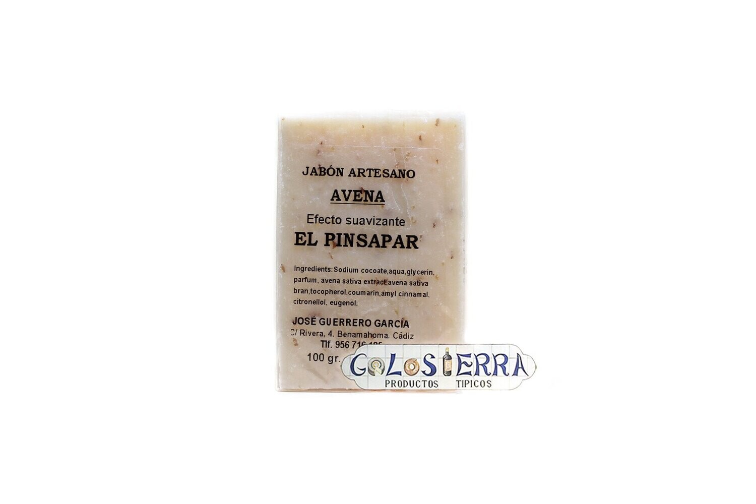 Jabón artesano de Avena