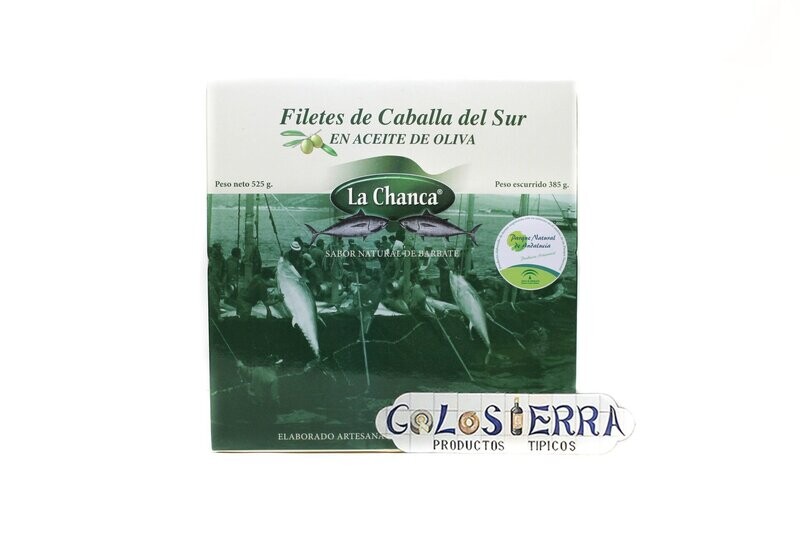Lata Filetes de Caballa del Sur en Aceite de Oliva 525gr