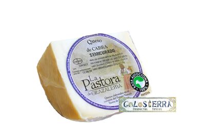 Queso Mitad La Pastora Semicurado de Cabra Payoya trozo