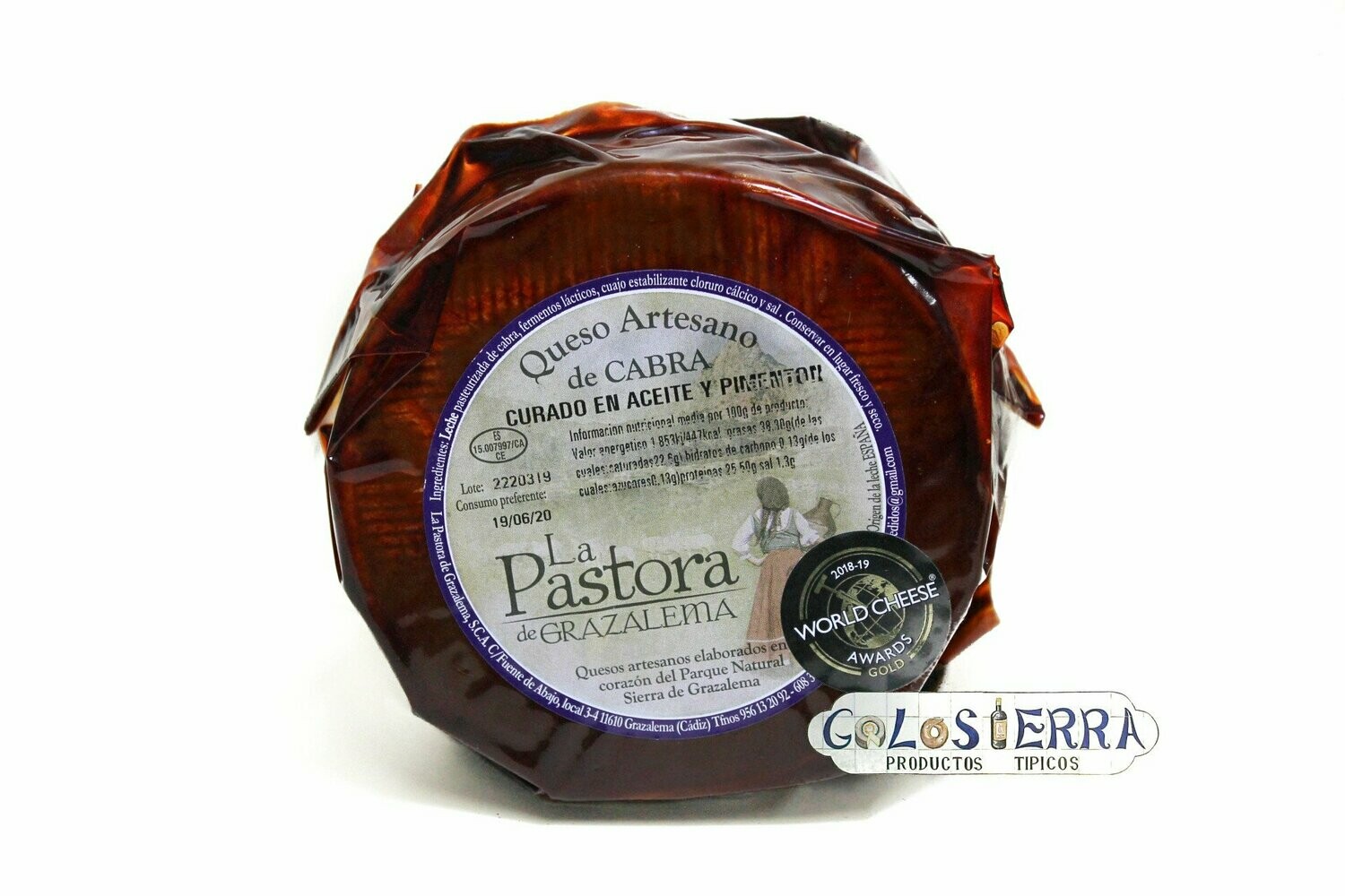Queso La Pastora Curado al Pimentón de Cabra Payoya