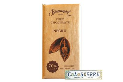 Chocolate Negro Puro 70% Cacao