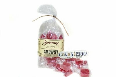 Caramelos de frambuesa