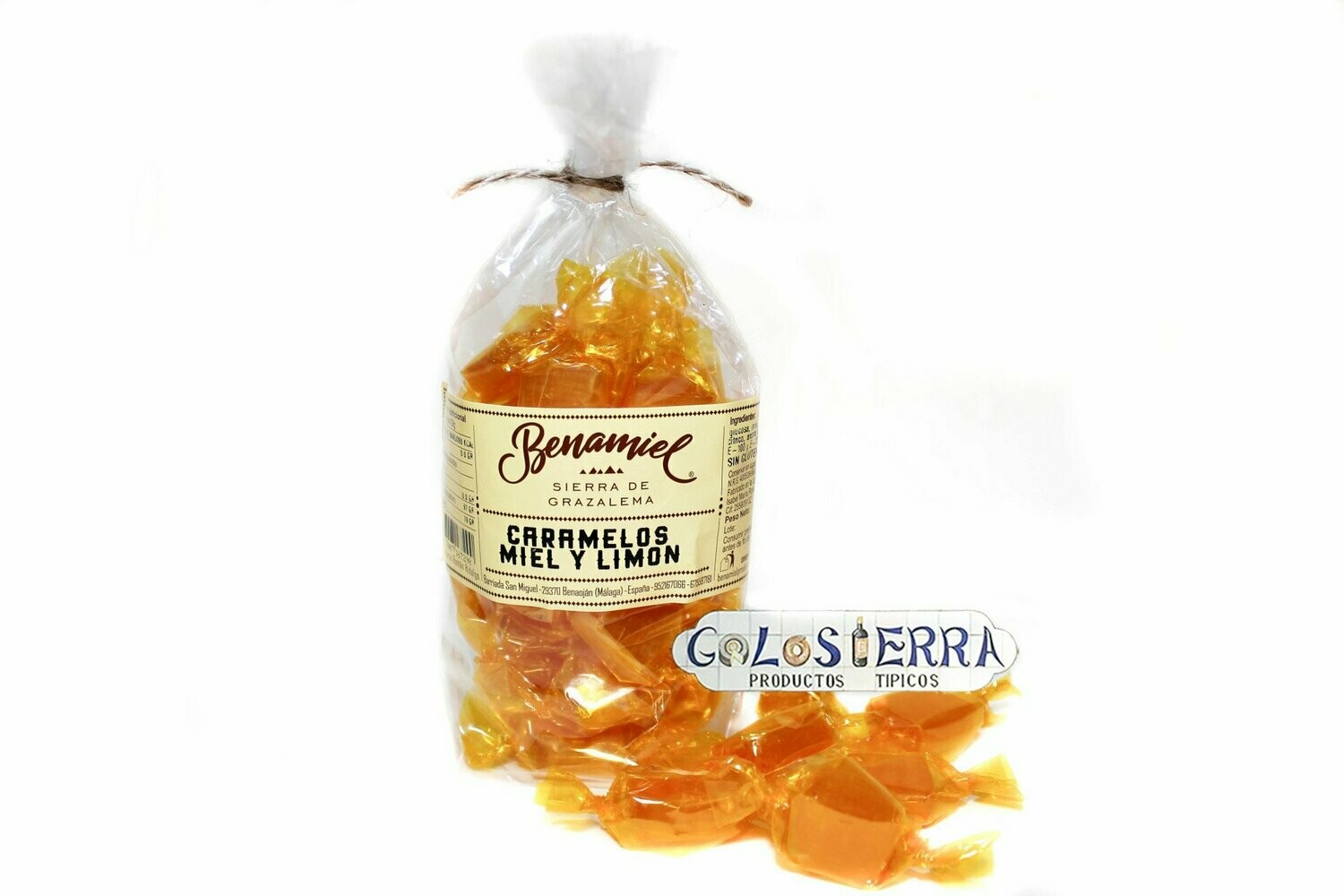 Caramelos de miel y limón