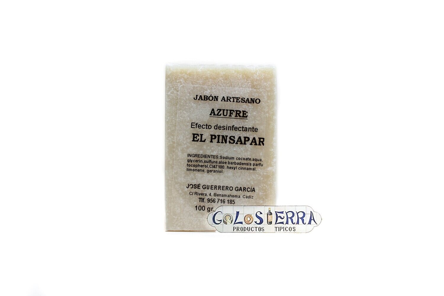 Jabón artesano de Azufre Jabón artesano de Azufre