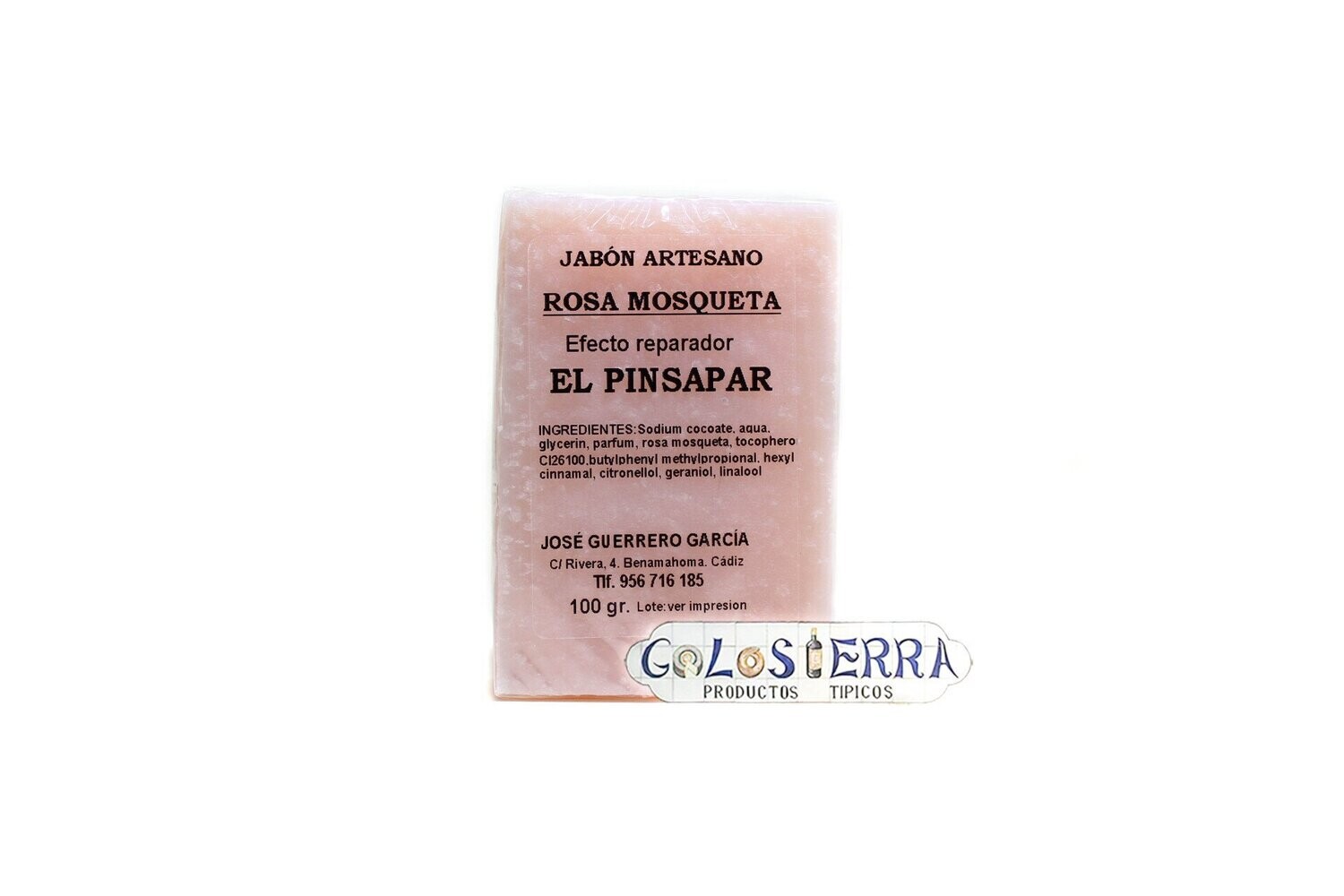 Jabón artesano de Rosa Mosqueta Jabón artesano de Rosa Mosqueta