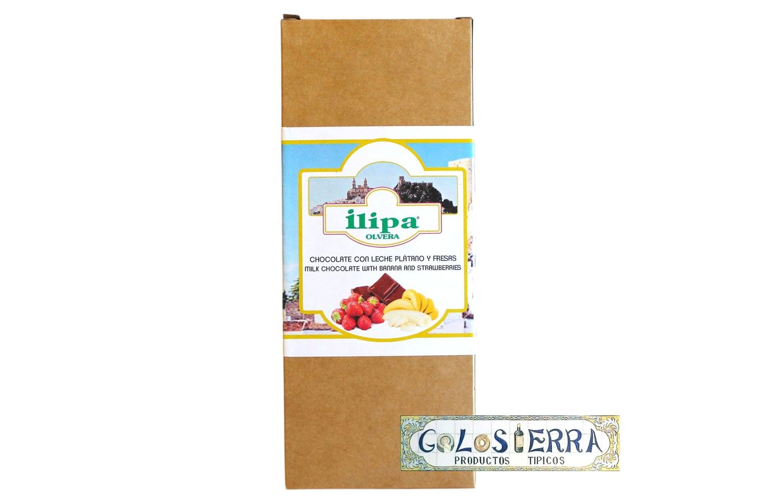 Chocolate con Leche de Plátano y Fresas Chocolate con Leche de Plátano y Fresas