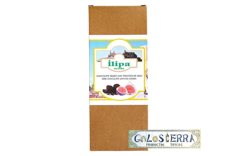 Chocolate negro con trocitos de Higos