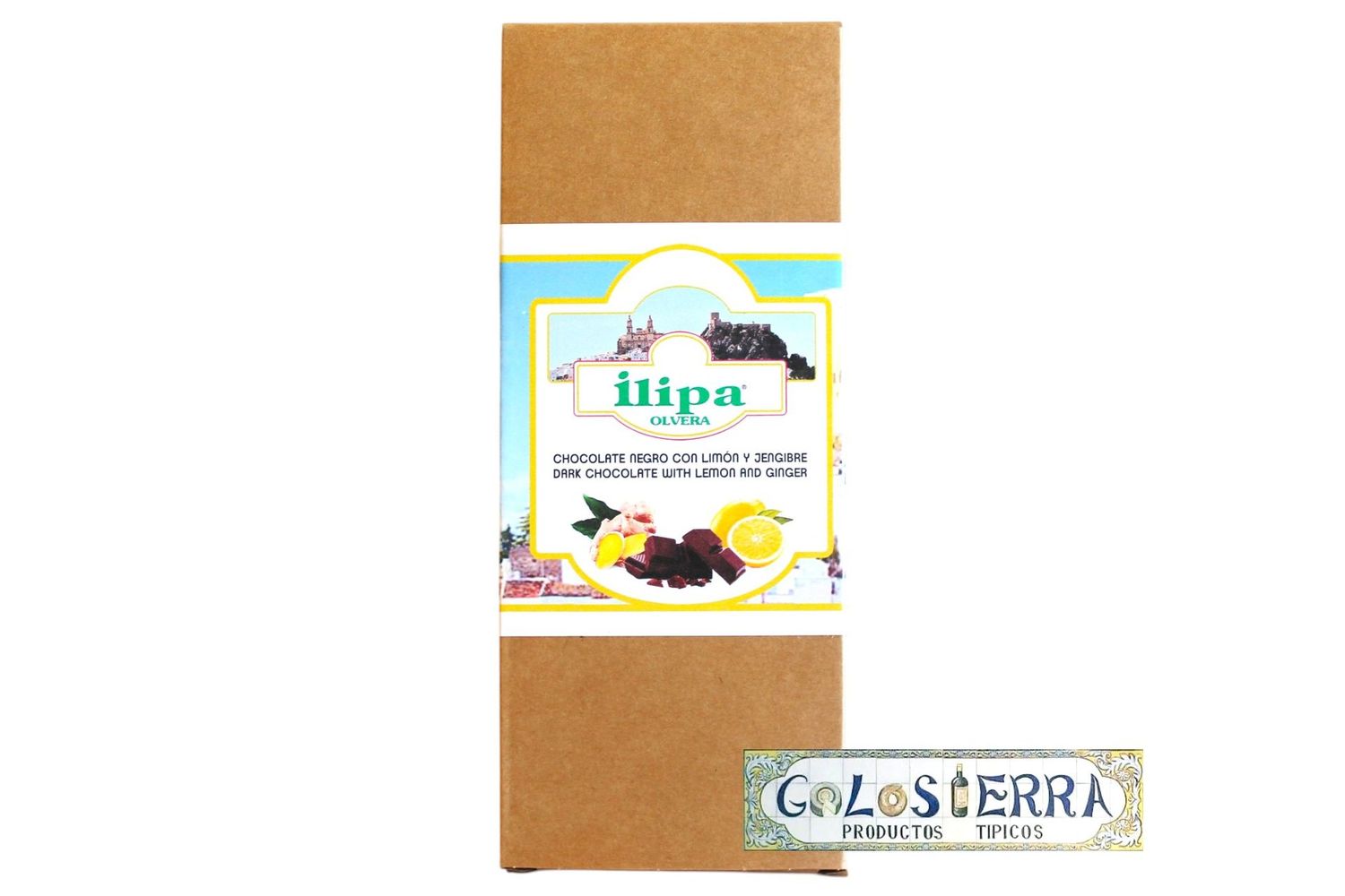 Chocolate negro con Limón y Jengibre