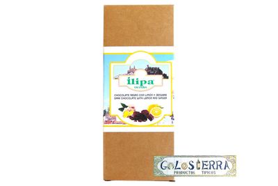 Chocolate negro con Limón y Jengibre