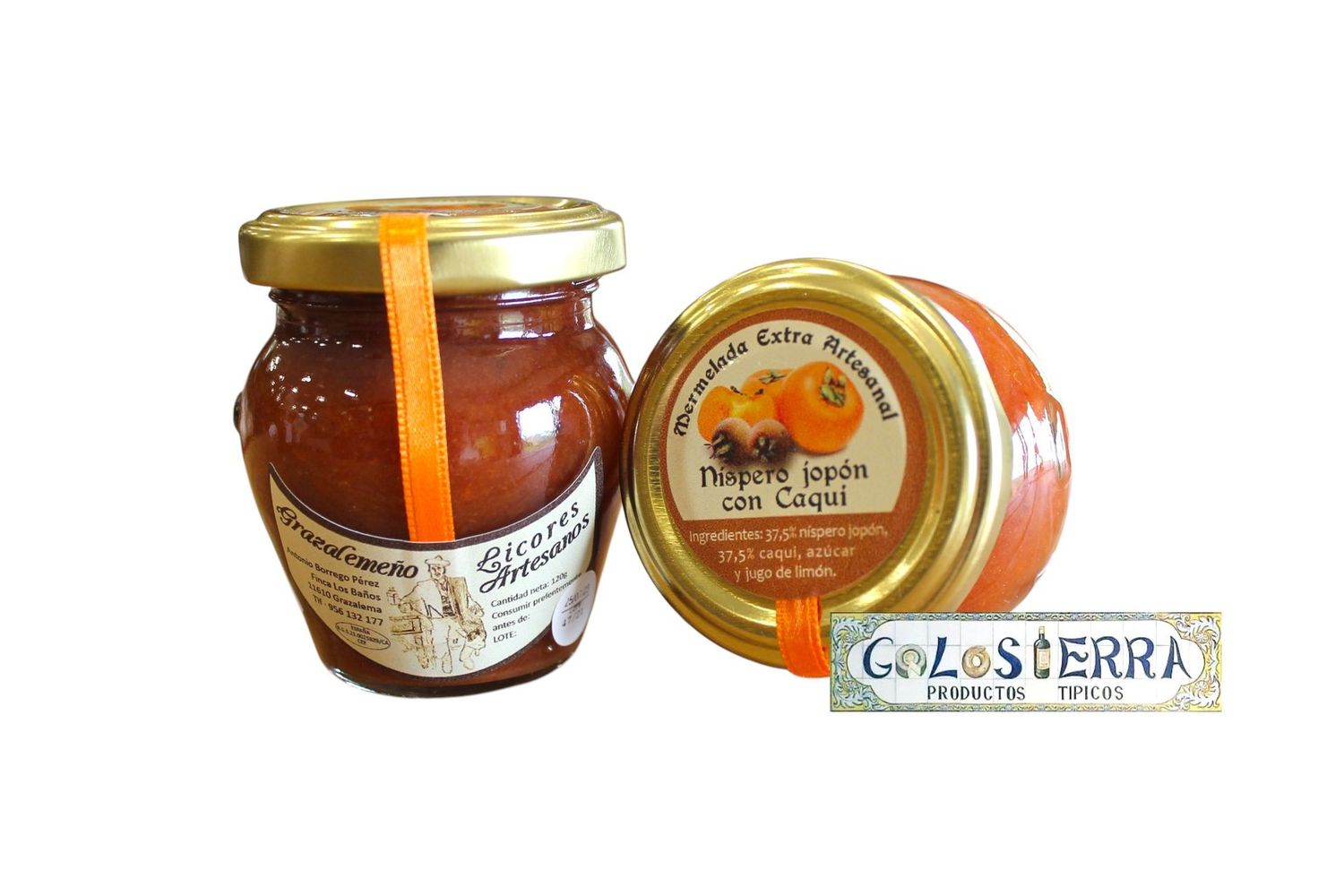Mermelada de níspero jopón con caqui