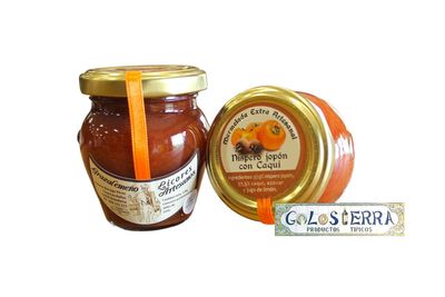 Mermelada de níspero jopón con caqui