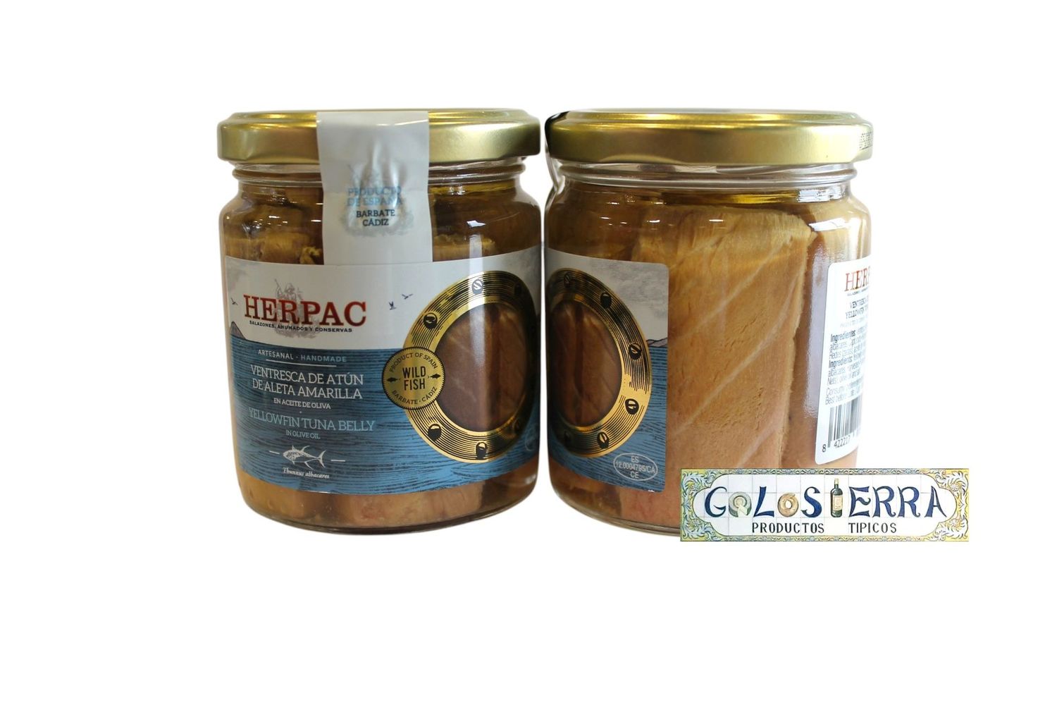 Ventresca de atún de aleta amarilla Herpac