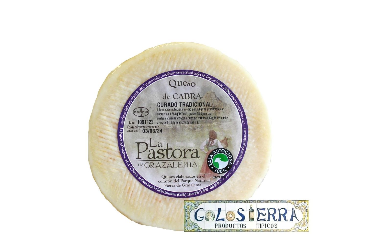 Queso La Pastora Curado de Cabra Payoya 2kg