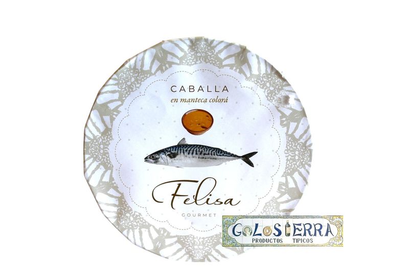 Caballa en manteca colorá
