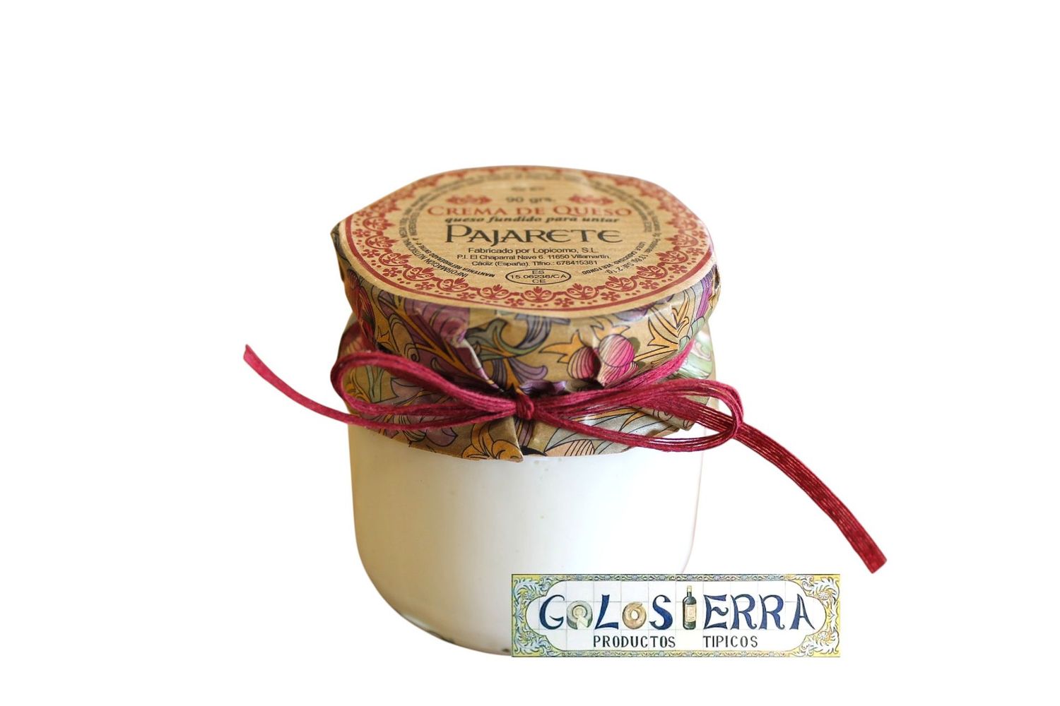 Crema de queso cabra y oveja Pajarete