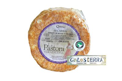 Queso La Pastora Curado en Salvado de Trigo (Emborrado) de Cabra Payoya 2kg