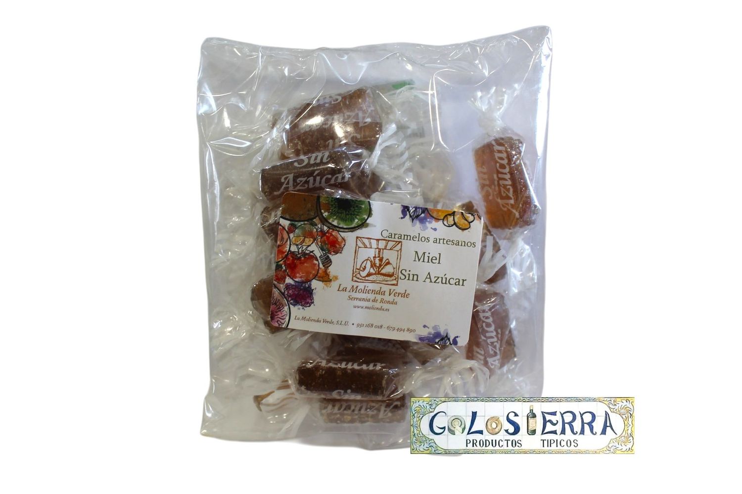 Caramelos sin azúcar con miel