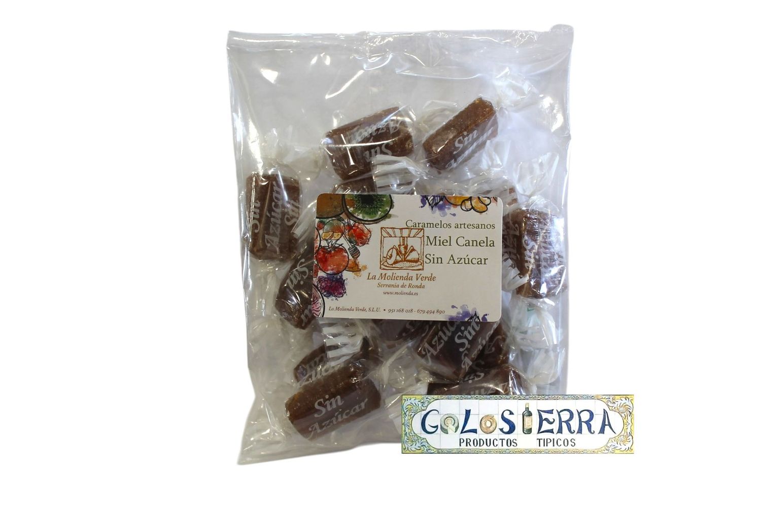 Caramelos sin azúcar de miel y canela