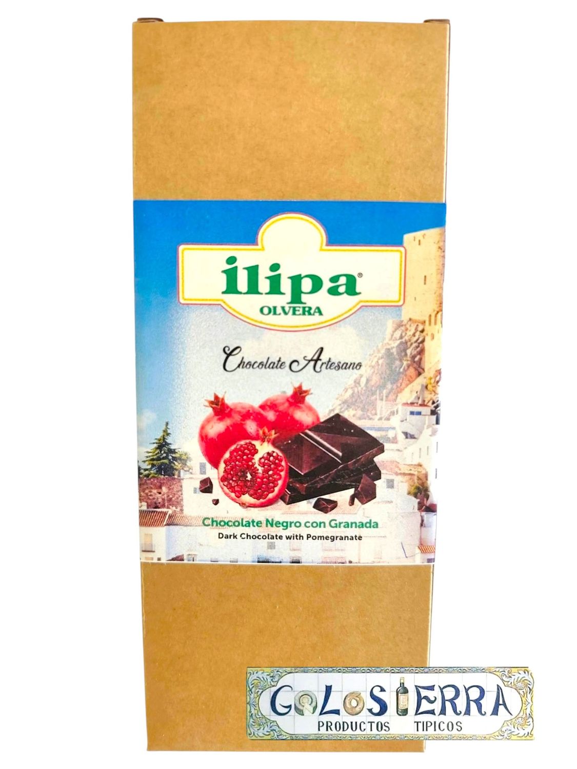 Chocolate negro con granada (Sin gluten) Chocolate negro con granada (Sin gluten)