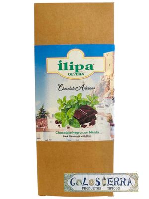 Chocolate negro con menta (Sin gluten)