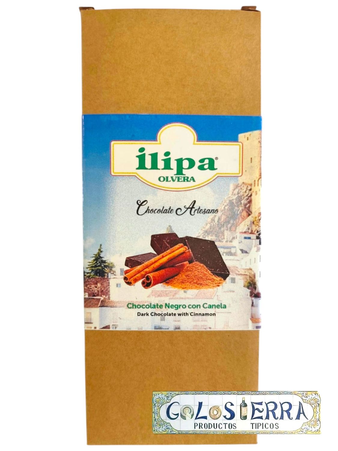 Chocolate negro con canela (Sin gluten)