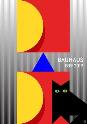 BAUHAUS 1919-2019, poster (2019)